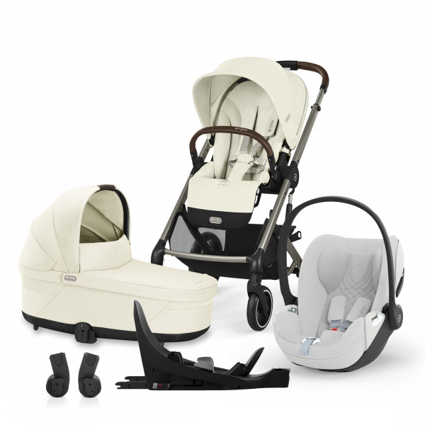 CYBEX Gold Balios 2025 S LUX 4in1 szett - Seashell Beige / Platinum White